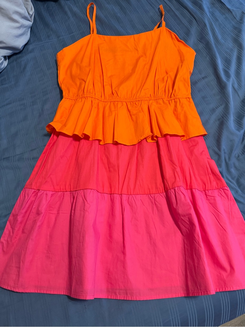 Chloe + Rene Color-block mini dress large